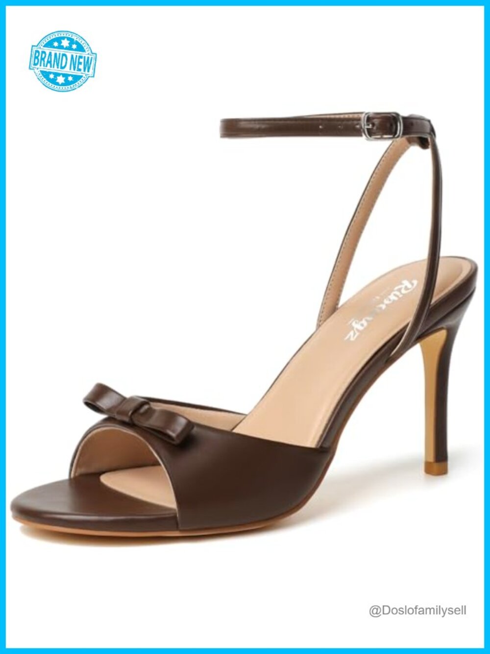 Kitten Heel Mule Sandals Square Open Toe Strappy Dress Shoes